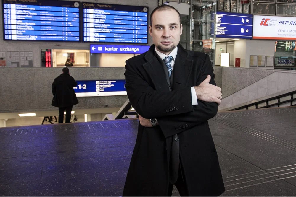 Członek zarządu PKP S.A. Piotr Ciżkowicz