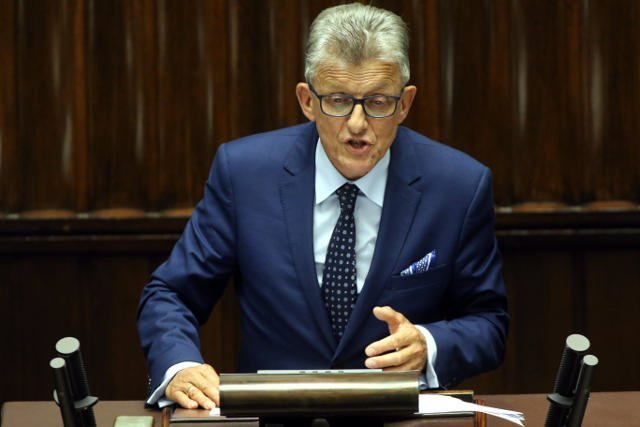 Stanisław Piotrowicz z PiS pożegna się z Sejmem.