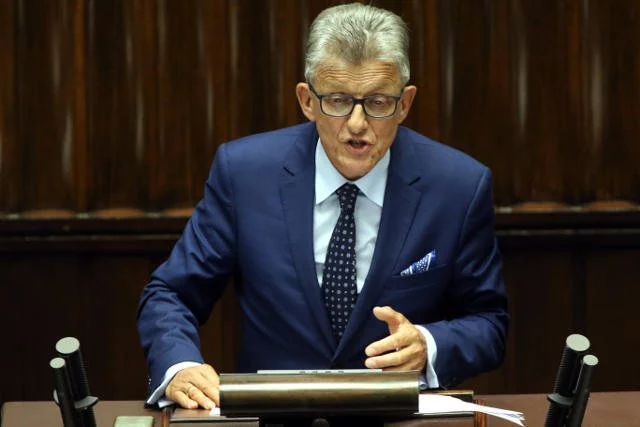 Stanisław Piotrowicz z PiS pożegna się z Sejmem.