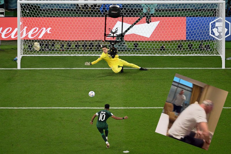 Tak Szpakowski zareagował na rzut karny Arabii i obronę Szczęsnego