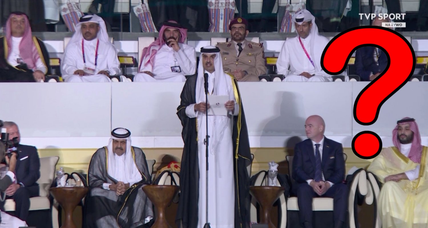 Kto jest kim na tym zdjęciu z otwarcia mundialu? "Doborowe" towarzystwo szefa FIFA