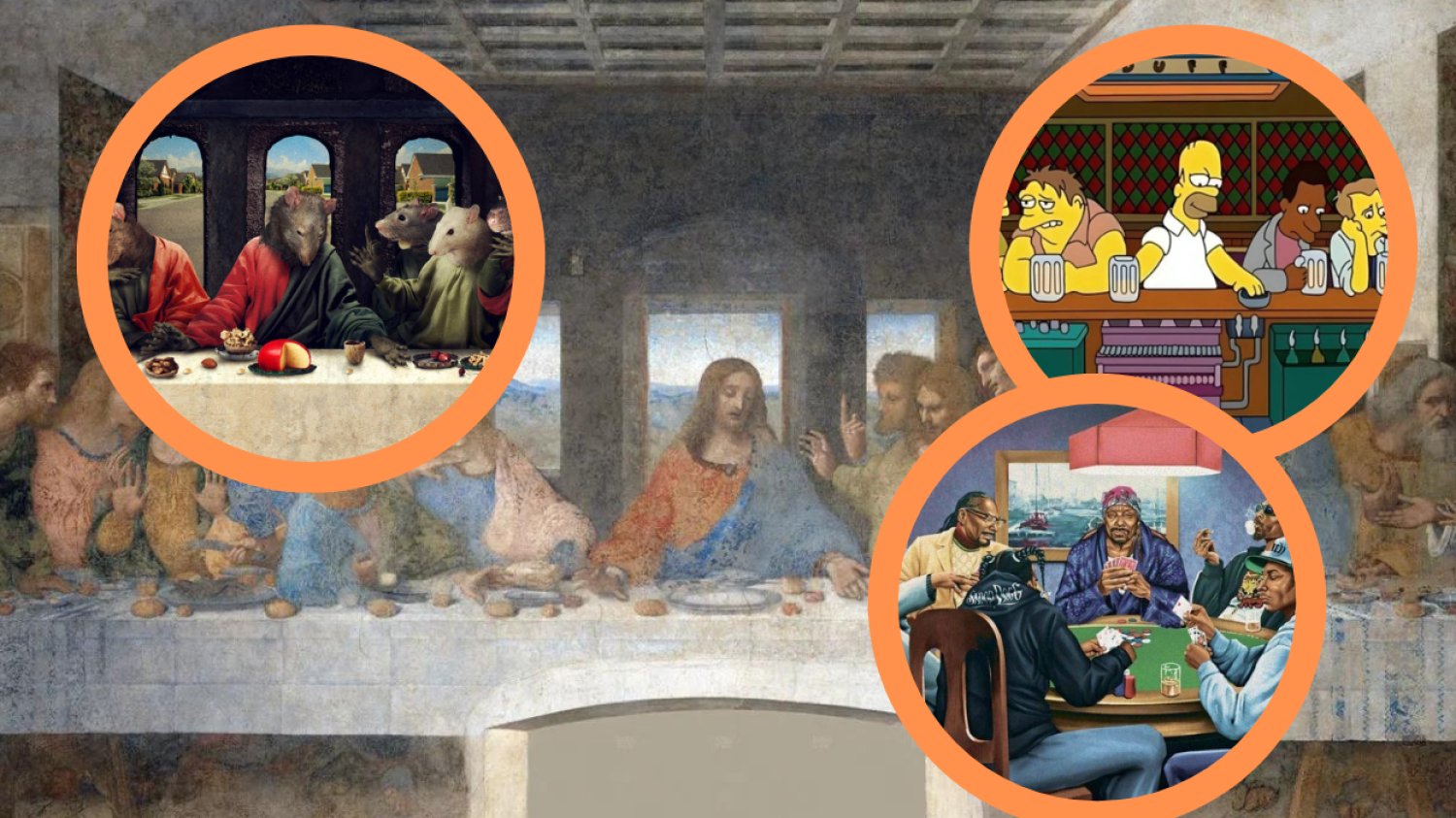 Ostatnia Wieczerza Leonardo da Vinci, Ostatnia Wieczerza w kulturze, Ostatnia Wieczerza w popkulturze
