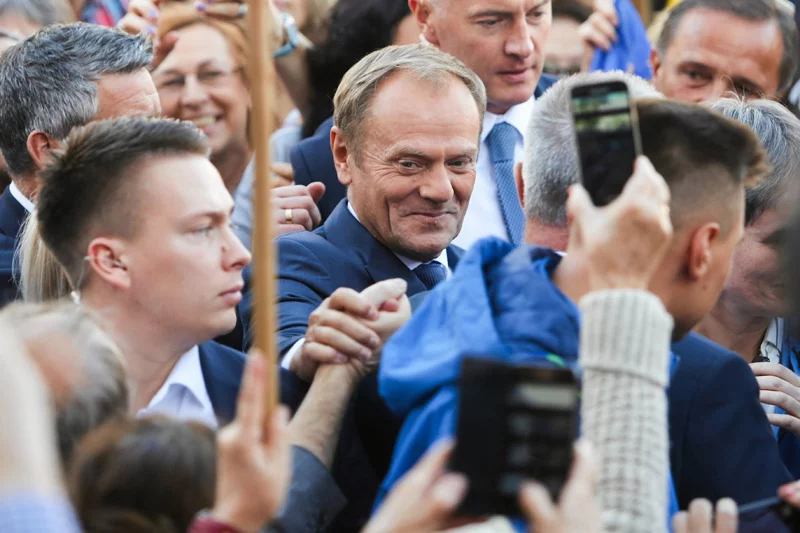 Donald Tusk w Krakowie spotkał się z samymi dobrymi emocjami.