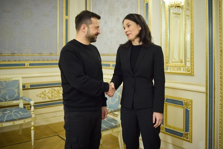 Szefowa dyplomacji Niemiec w Kijowie. Ostre słowa o Putinie