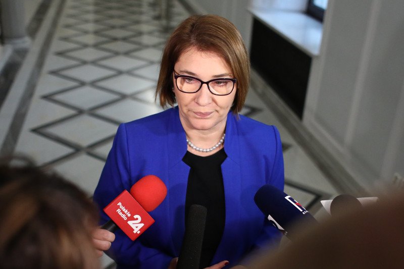 Beata Mazurek zareagowała na słowa Donalda Tuska o Andrzeju Dudzie.