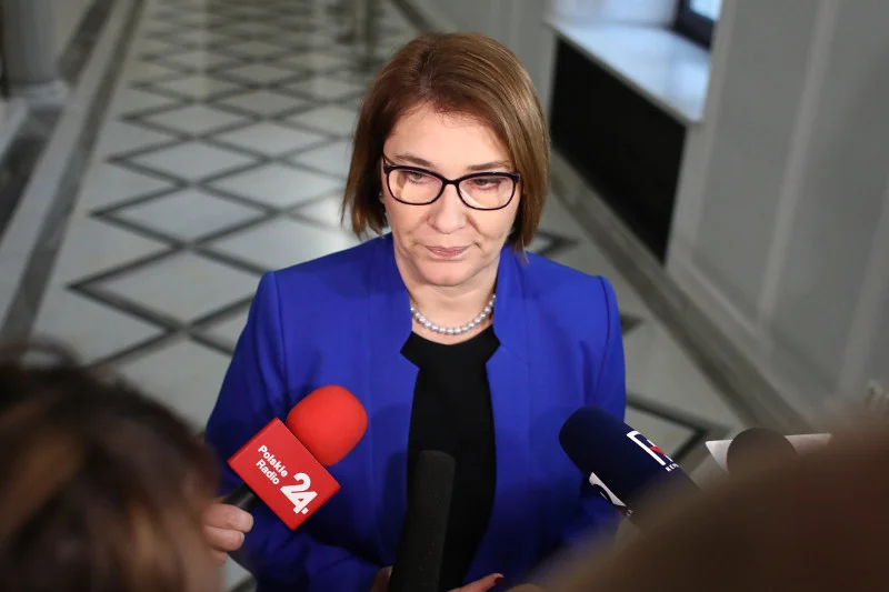 Beata Mazurek zareagowała na słowa Donalda Tuska o Andrzeju Dudzie.