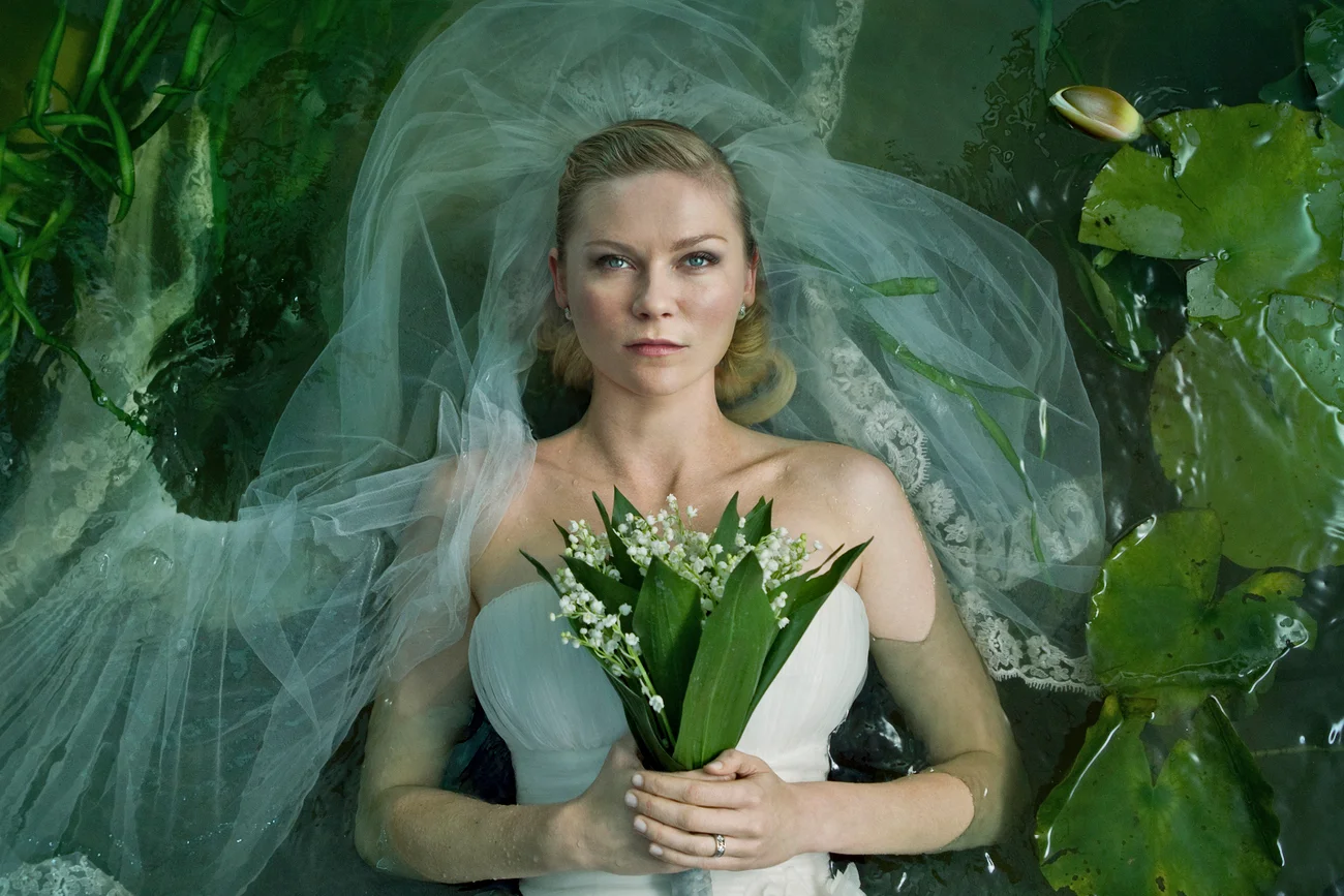Kirsten Dunst w filmie "Melancholia".