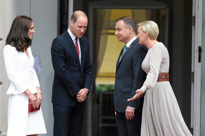 Kate i William pod ostrzałem krytyki po wizycie w Polsce. Guardian: "Ocieplili wizerunek przerażającego rządu".