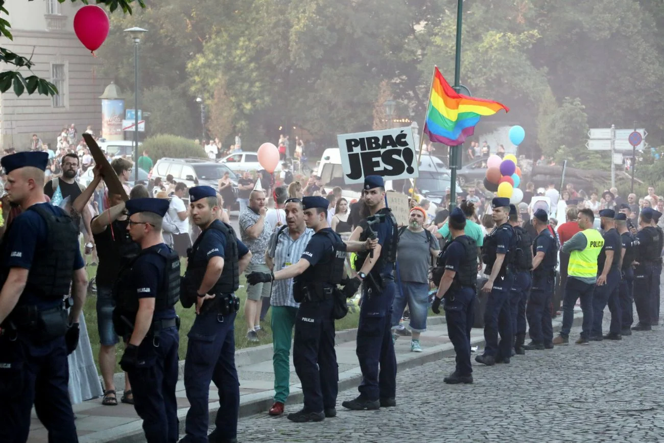 Kraków. Protesty pod Wawelem.