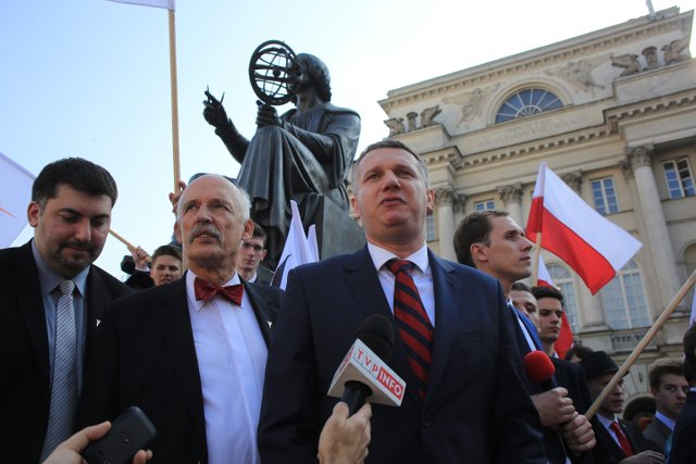 Według najnowszego sondażu "Newsweeka" Janusz Korwin-Mikke i jego partia Nowa Prawica nie weszliby w wyborach do Sejmu