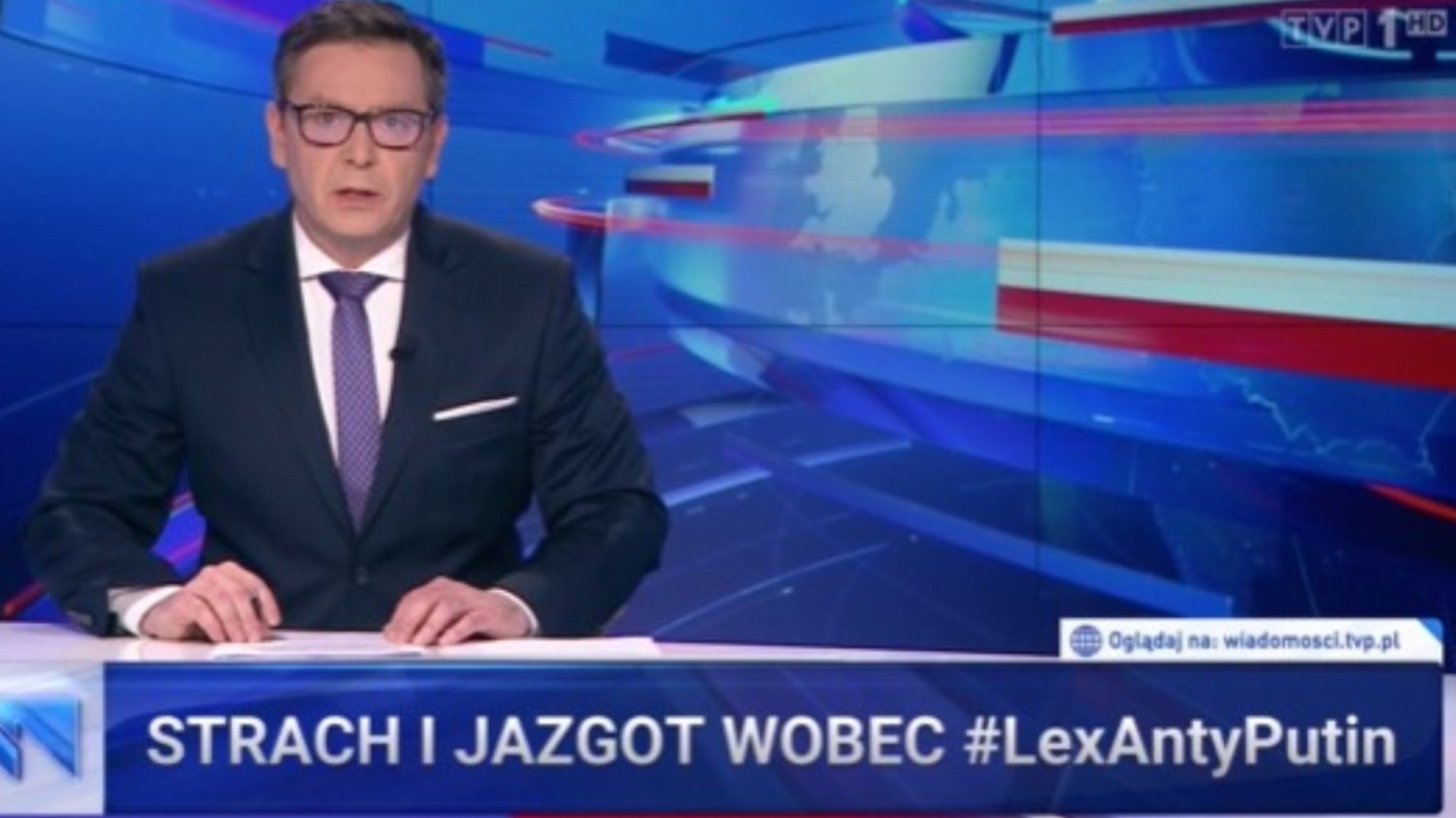 "Wiadomości" TVP we wtorek zaczęły się od "lex Tusk".
