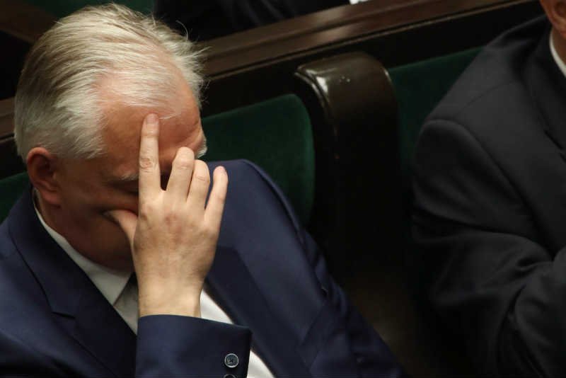 Jarosław Gowin nie popisał się wiedzą o wojskowości.