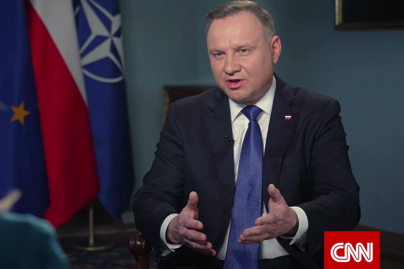 Prezydent Andrzej Duda udzielił wywiadu CNN.