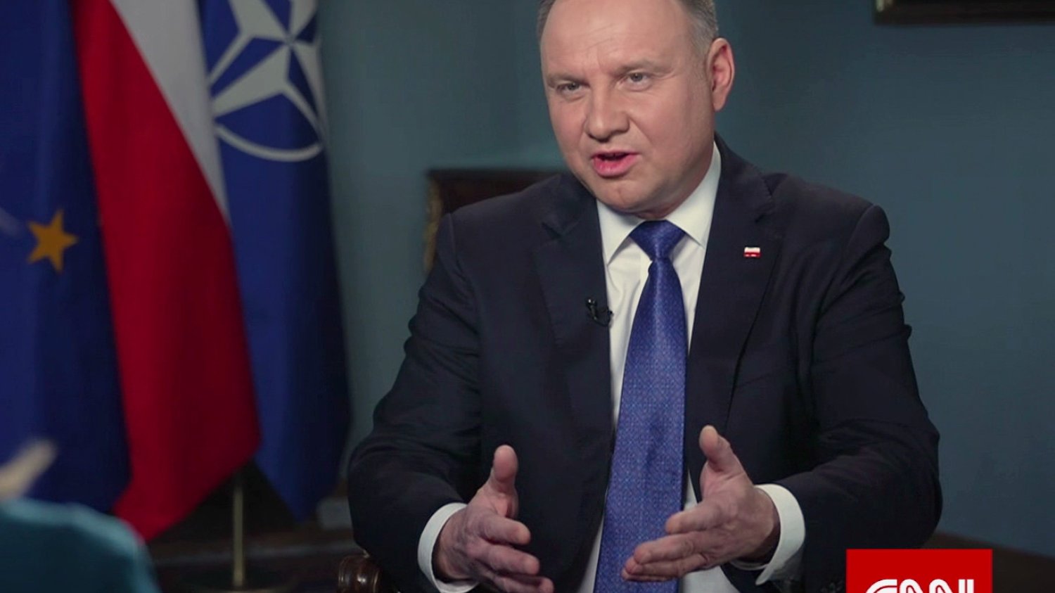 Prezydent Andrzej Duda udzielił wywiadu CNN.