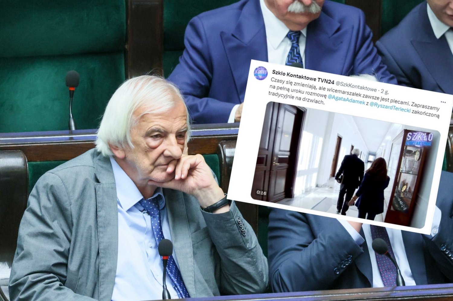 Terlecki uciekł przed dziennikarką. Chodzi o obecną sytuację PiS.