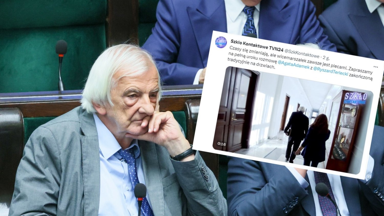 Terlecki uciekł przed dziennikarką. Chodzi o obecną sytuację PiS.