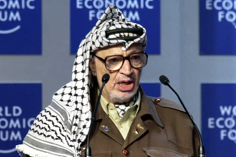 Jaser Arafat, lider Organizacji Wyzwolenia Palestyny