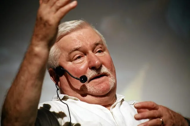 Lech Wałęsa odwiedził Opole. Wspominał m.in swoje relacje z braćmi Kaczyńskimi.