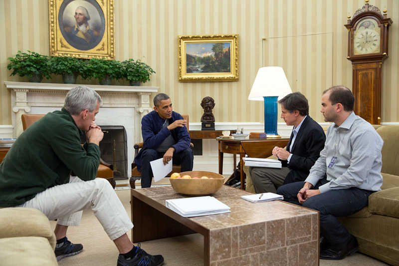 Barack Obama z najbliższymi doradcami ustala szczegóły przed negocjacjami z Iranem.