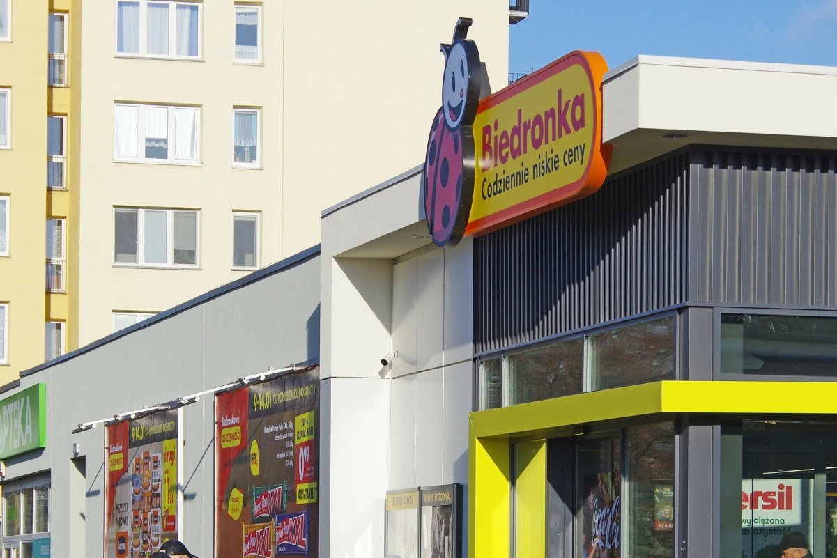 Biedronka w Warszawie.