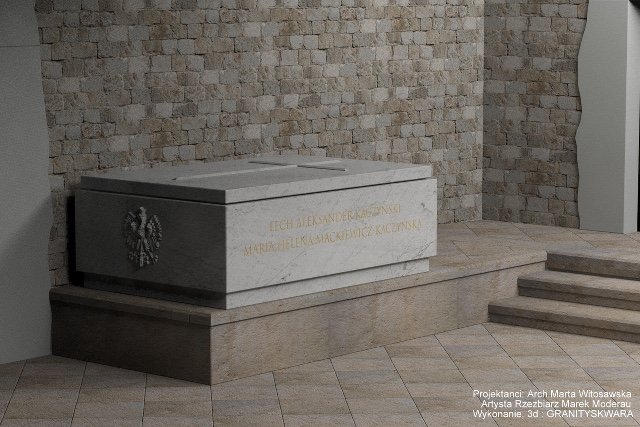 Tak wygląda nowy sarkofag Kaczyńskich.