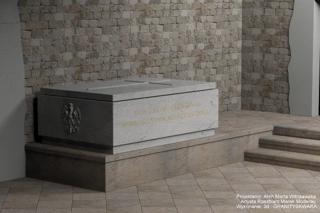 Tak wygląda nowy sarkofag Kaczyńskich.