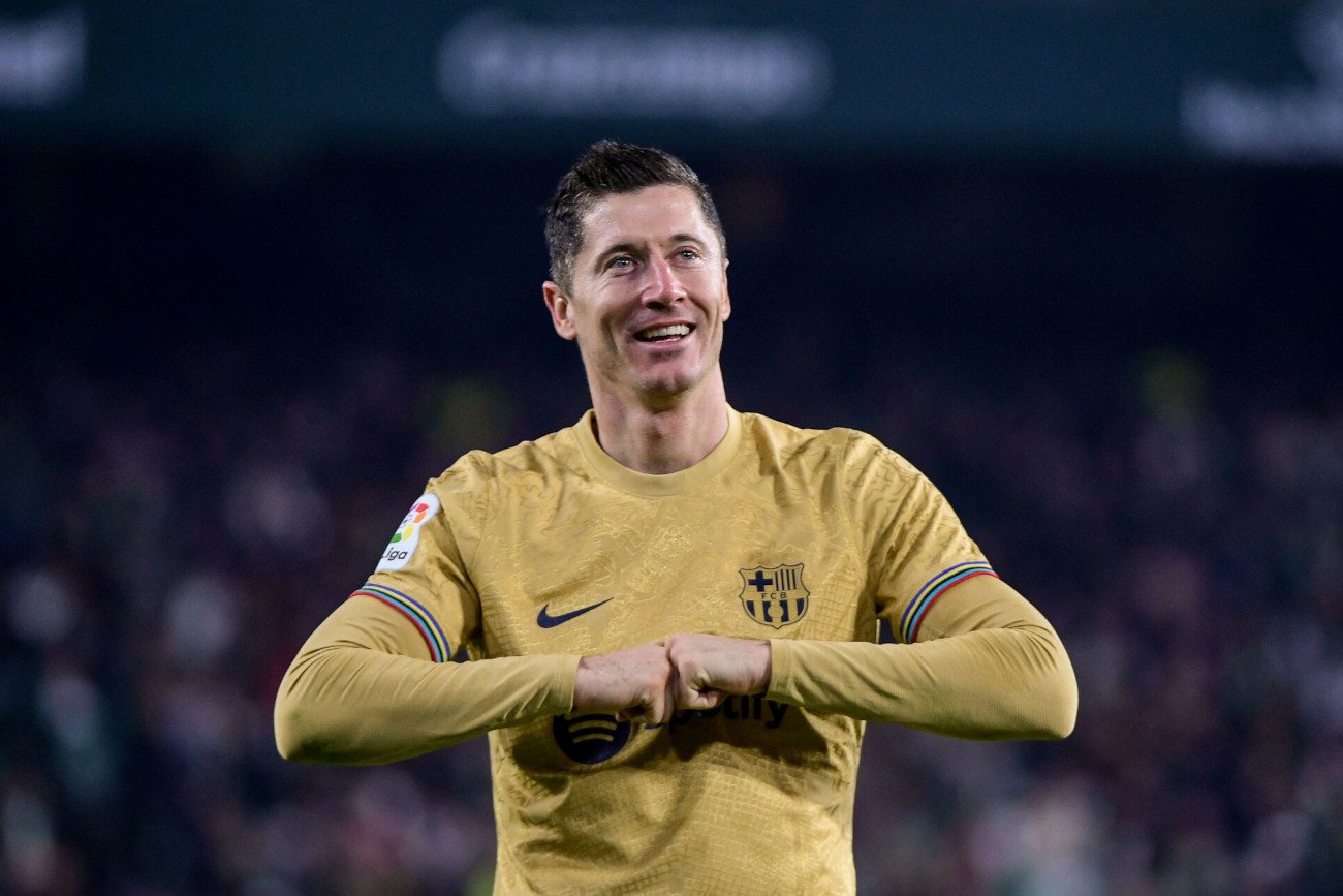 Robert Lewandowski dołożył swojego 14. gola w rozgrywkach LaLiga. Polak jest liderem klasyfikacji strzelców.