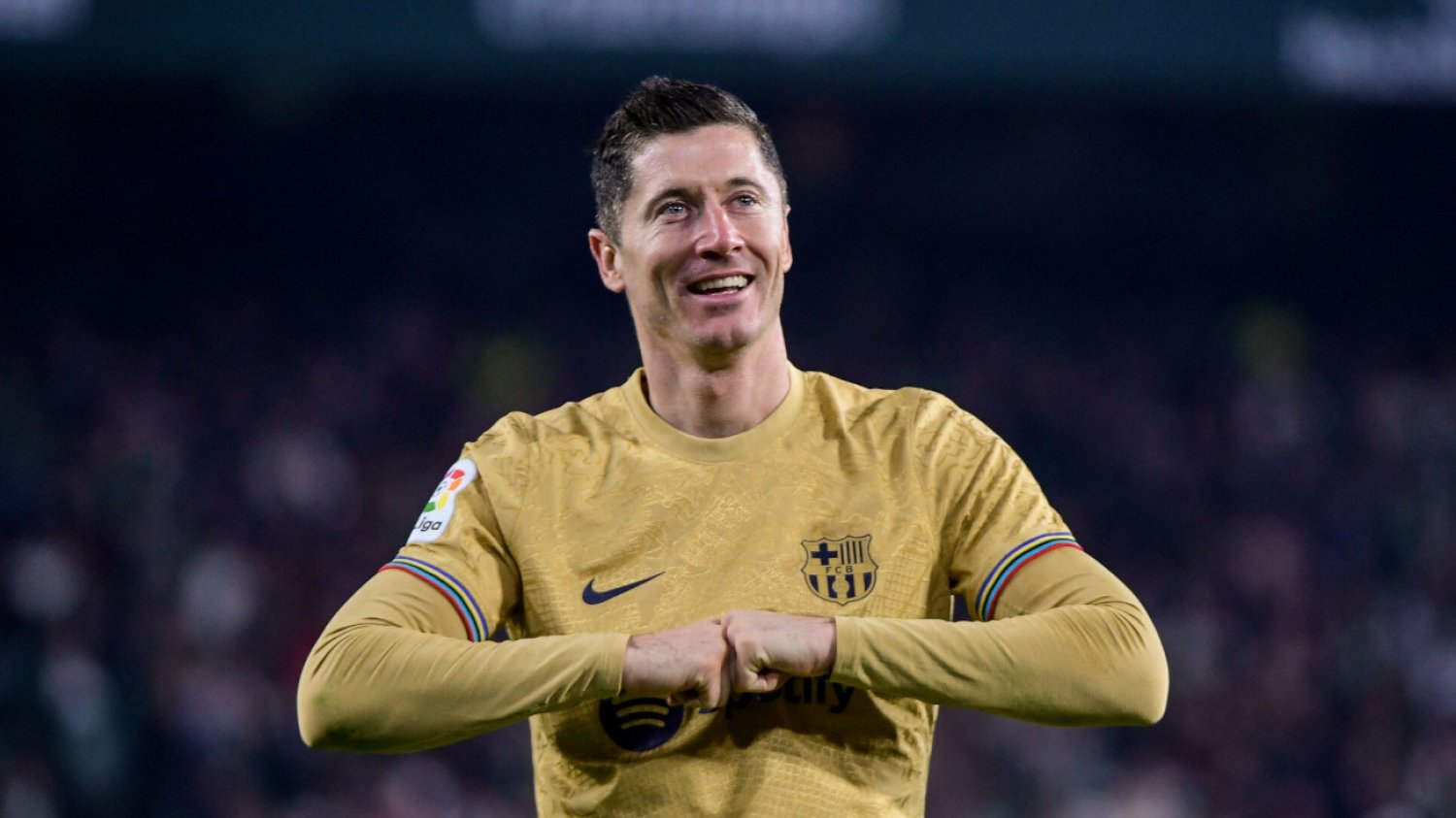 Robert Lewandowski dołożył swojego 14. gola w rozgrywkach LaLiga. Polak jest liderem klasyfikacji strzelców.