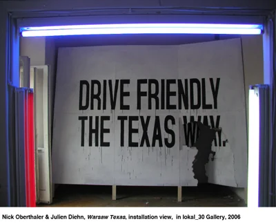 Nick Oberthaler i Julien Diehn, "Warszawa-Texas"
