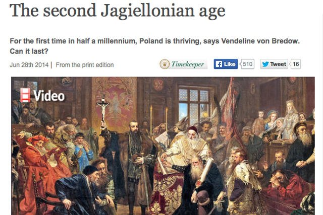 "The Economist" uważa, że Polska weszła w "złoty wiek"