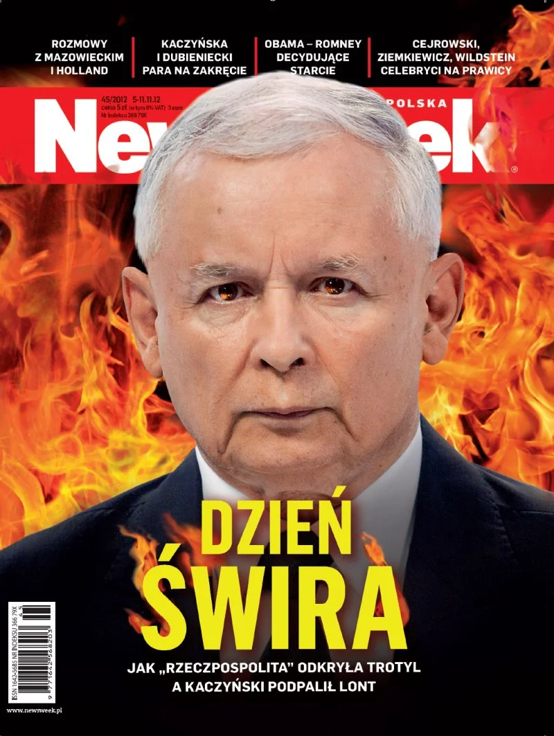 Okładka najnowszego numeru "Newsweeka".