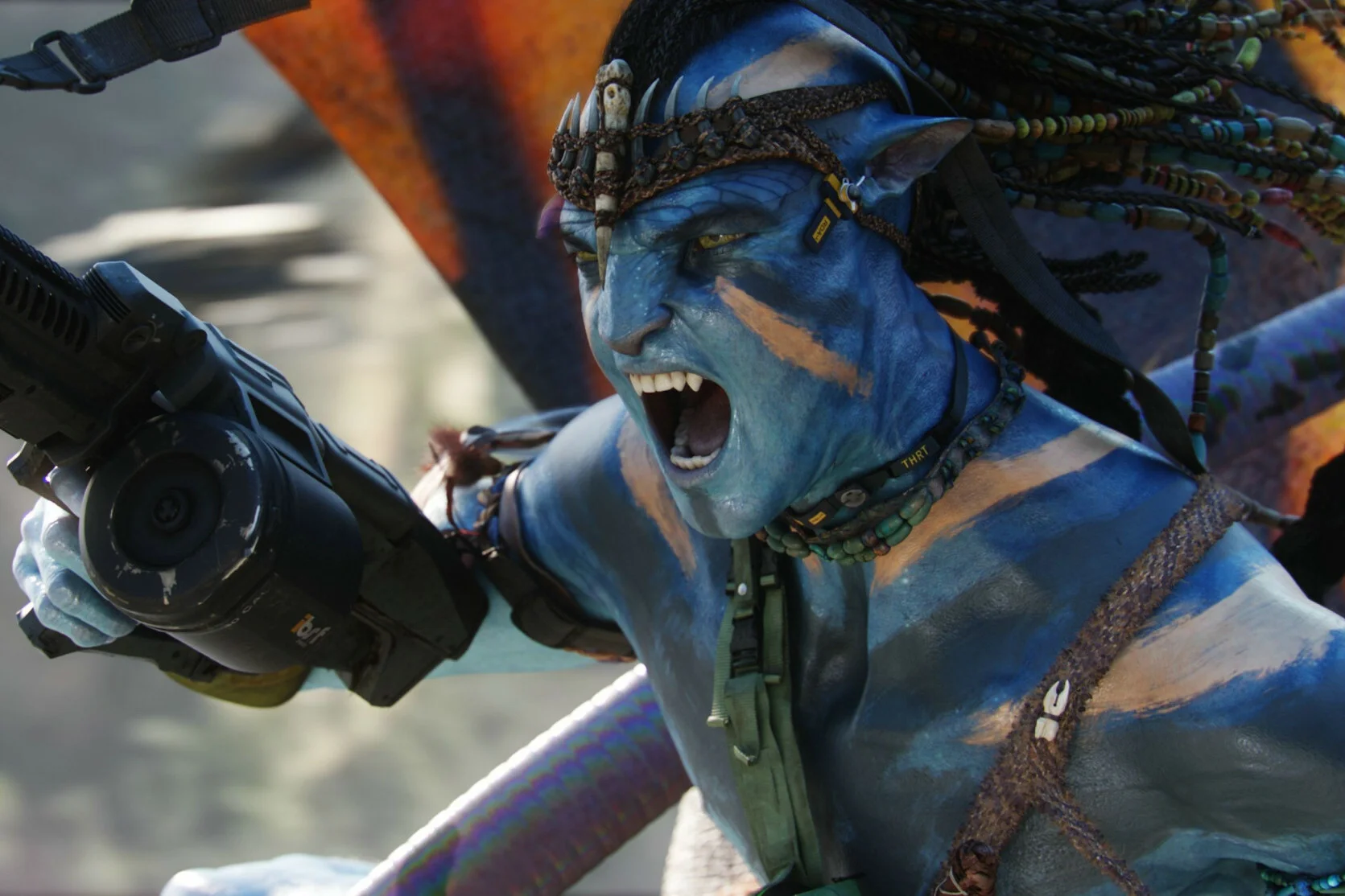 Sam Worthington jako Jake Sully w "Avatarze"