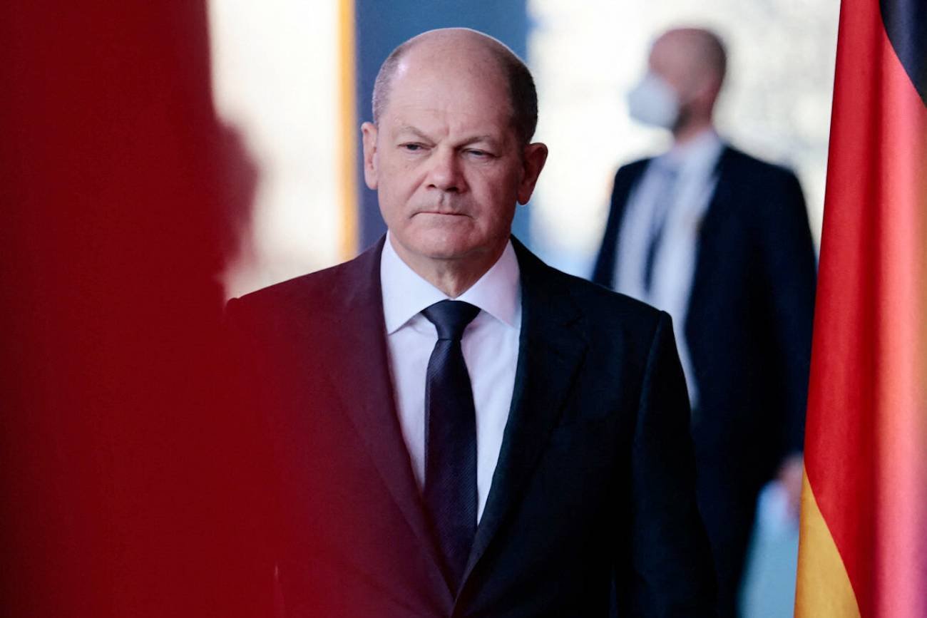 Fakt, że prezydent RFN Frank-Walter Steinmeier nie został przyjęty, w Kijowie kanclerz Niemiec Olaf Scholz nazwał "irytującym"