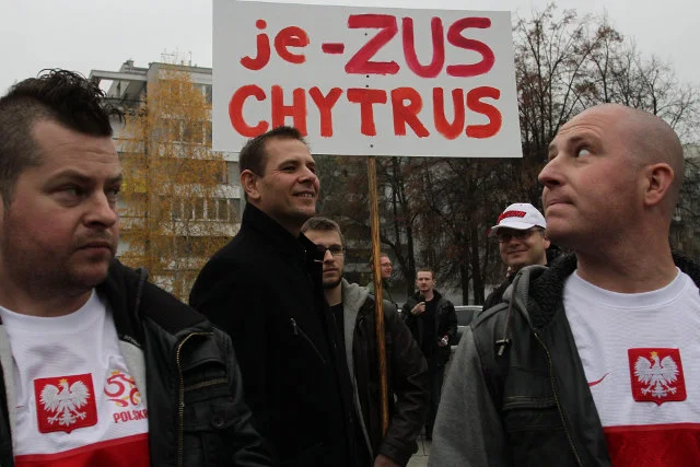 Protest drobnych i średnich przedsiębiorców pod Sejmem