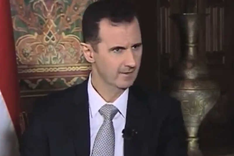 Assad nie przyznaje się do użycia broni chemicznej. Obwinia terrorystów o wybuch wojny domowej w Syrii