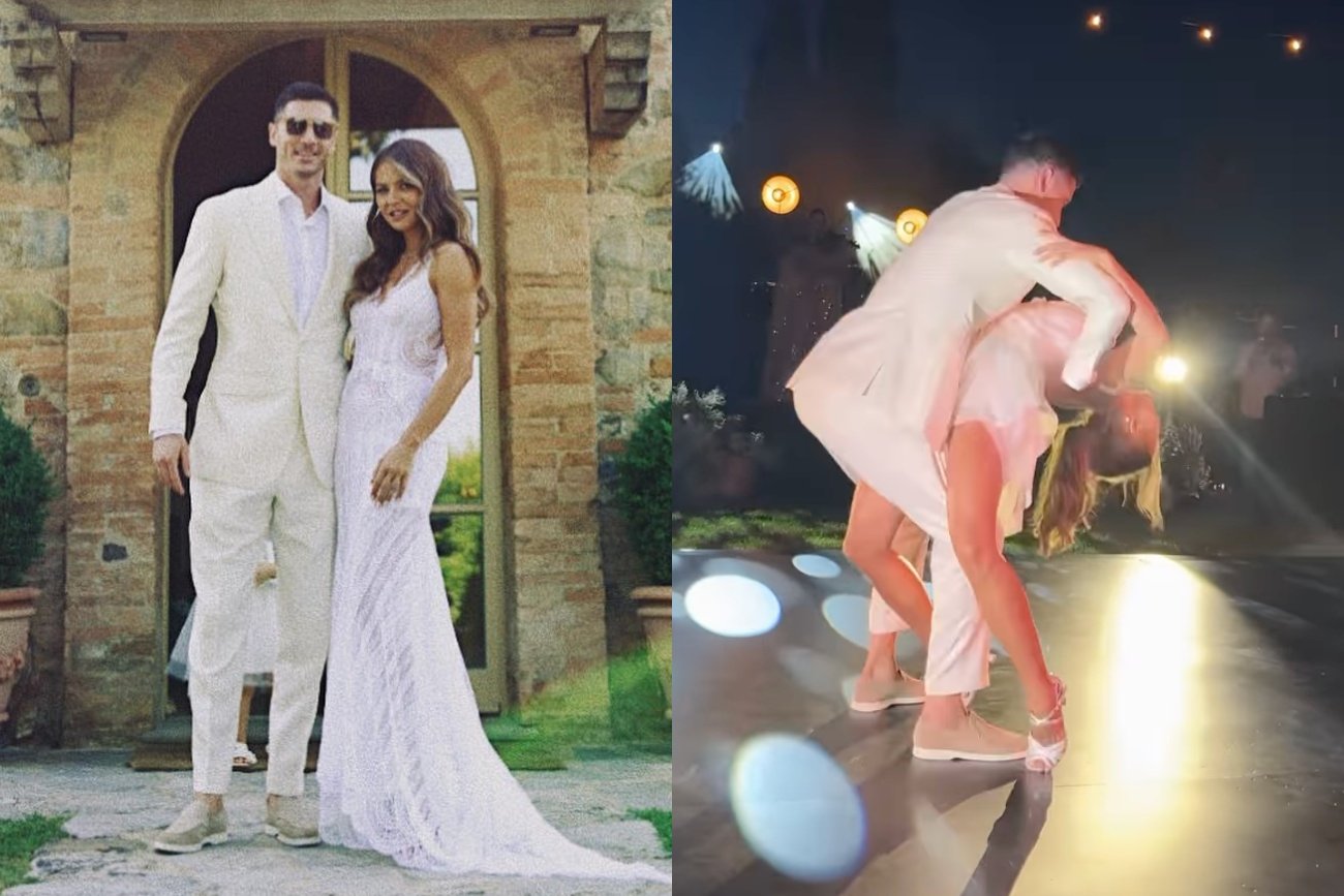 Odważne nagrania Lewandowskich z drugiego wesela. Ekspertka od PR-u oceniła