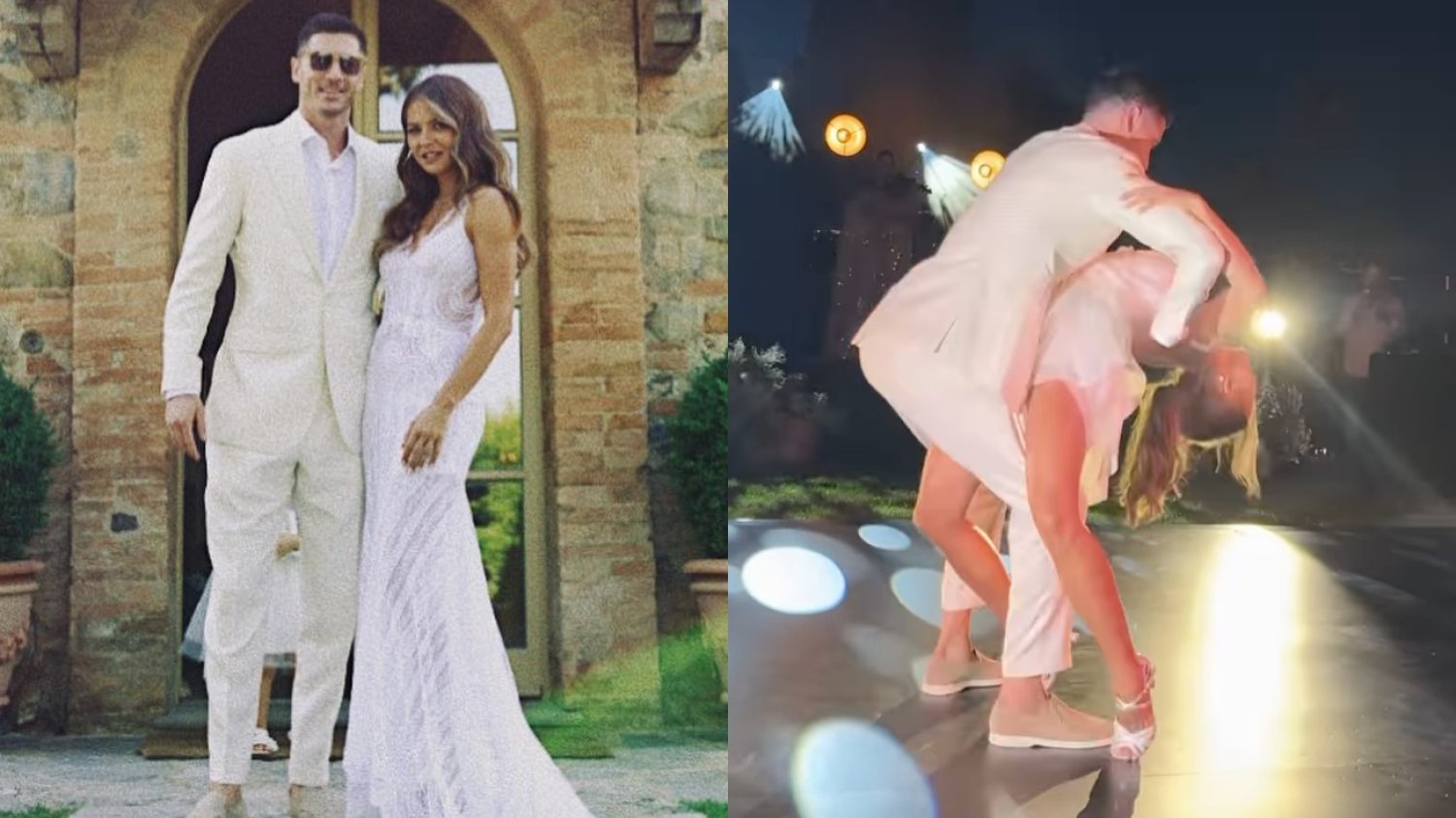 Odważne nagrania Lewandowskich z drugiego wesela. Ekspertka od PR-u oceniła