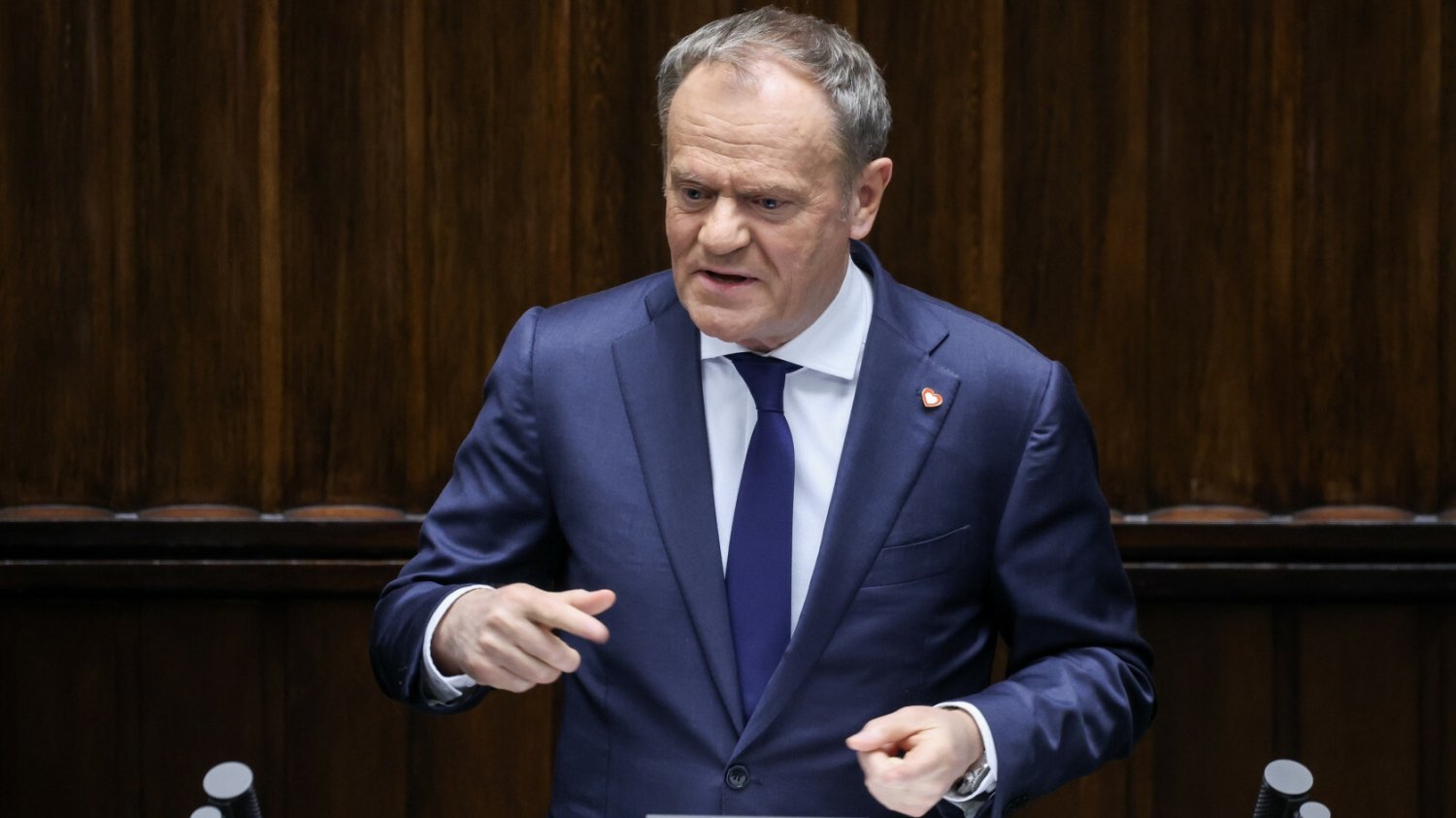 Donald Tusk nagle pojawił się na mównicy w Sejmie. O tym mówił