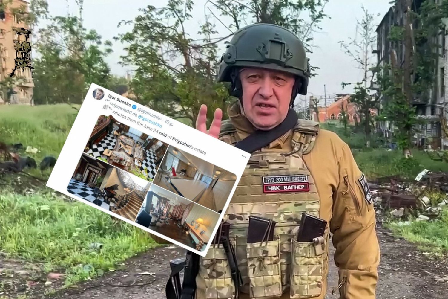 Nalot na pałac Prigożyna.