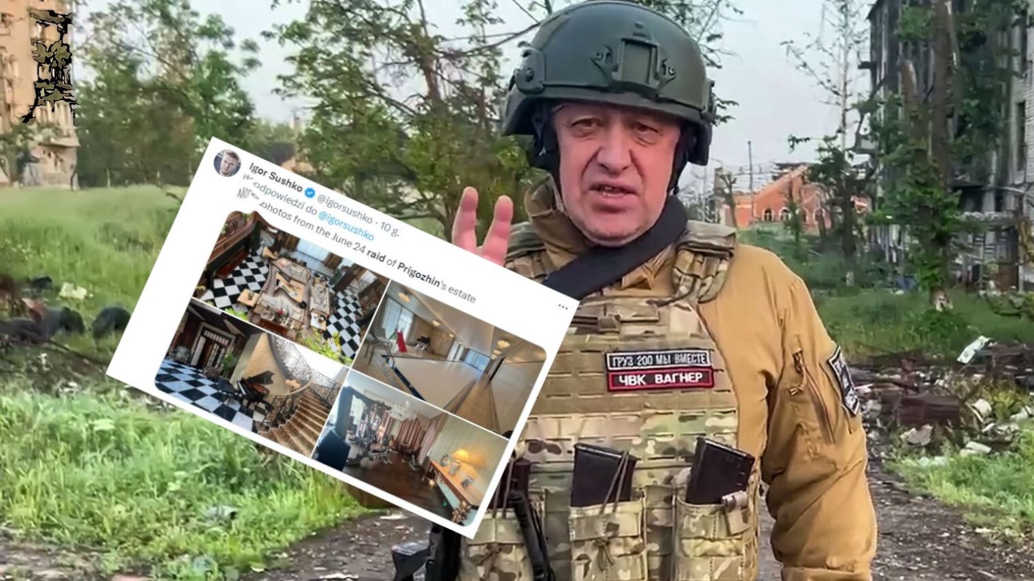 Nalot na pałac Prigożyna.