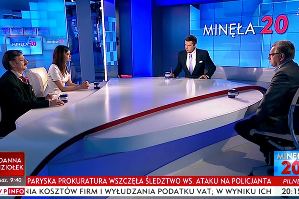 Dyskusja w studiu była bardzo burzliwa.