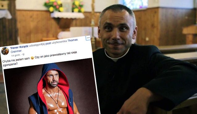 Ksiądz Artur nie jest sam, jest więcej duchownych ćwiczących kulturystykę.