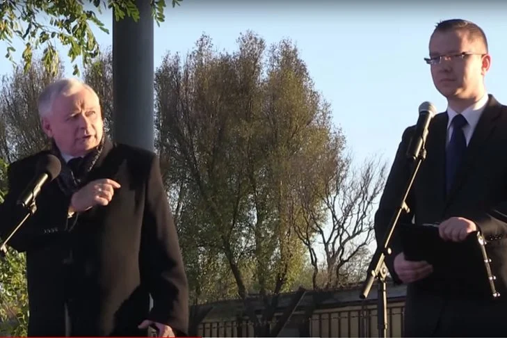 Krzysztof Kubów i Jarosław Kaczyński.