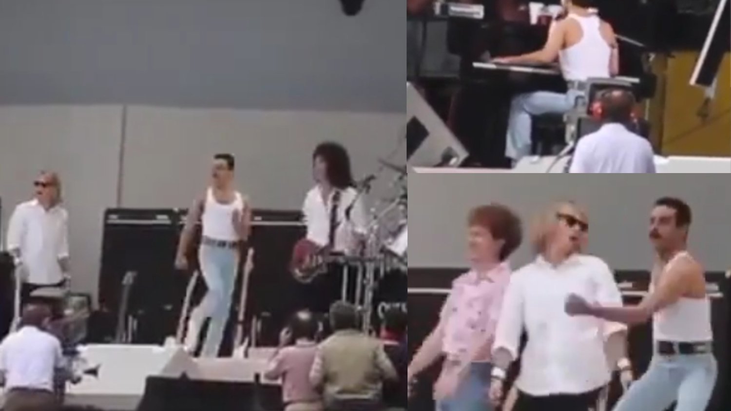Aktor Rami Malek doskonale naśladuje ruchy lidera Queen - Freddiego Mercury'ego.