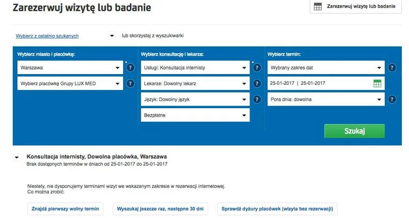 Brak wolnych miejsc u lekarzy.