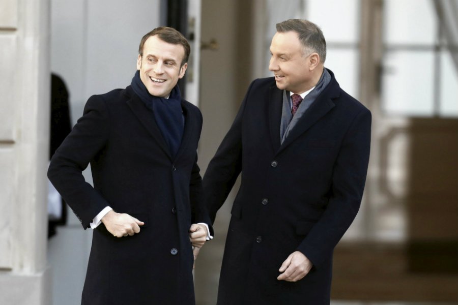 Prezydent Francji Emmanuel Macron rozpoczął dwudniową wizytę w Polsce.