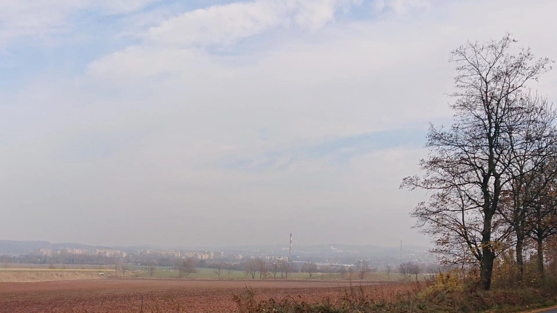 Wałbrzych, panorama z widokiem na dzielnicę Podzamcze