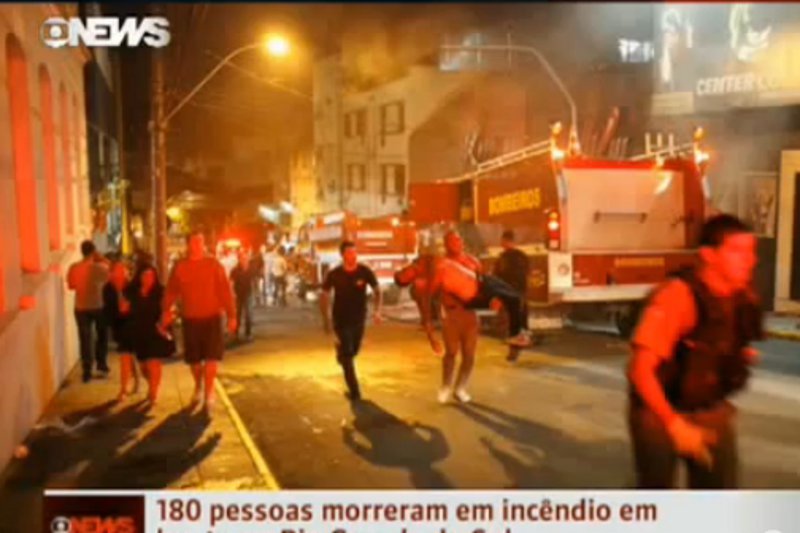 W pożarze brazylijskiej dyskoteki zginęły 232 osoby