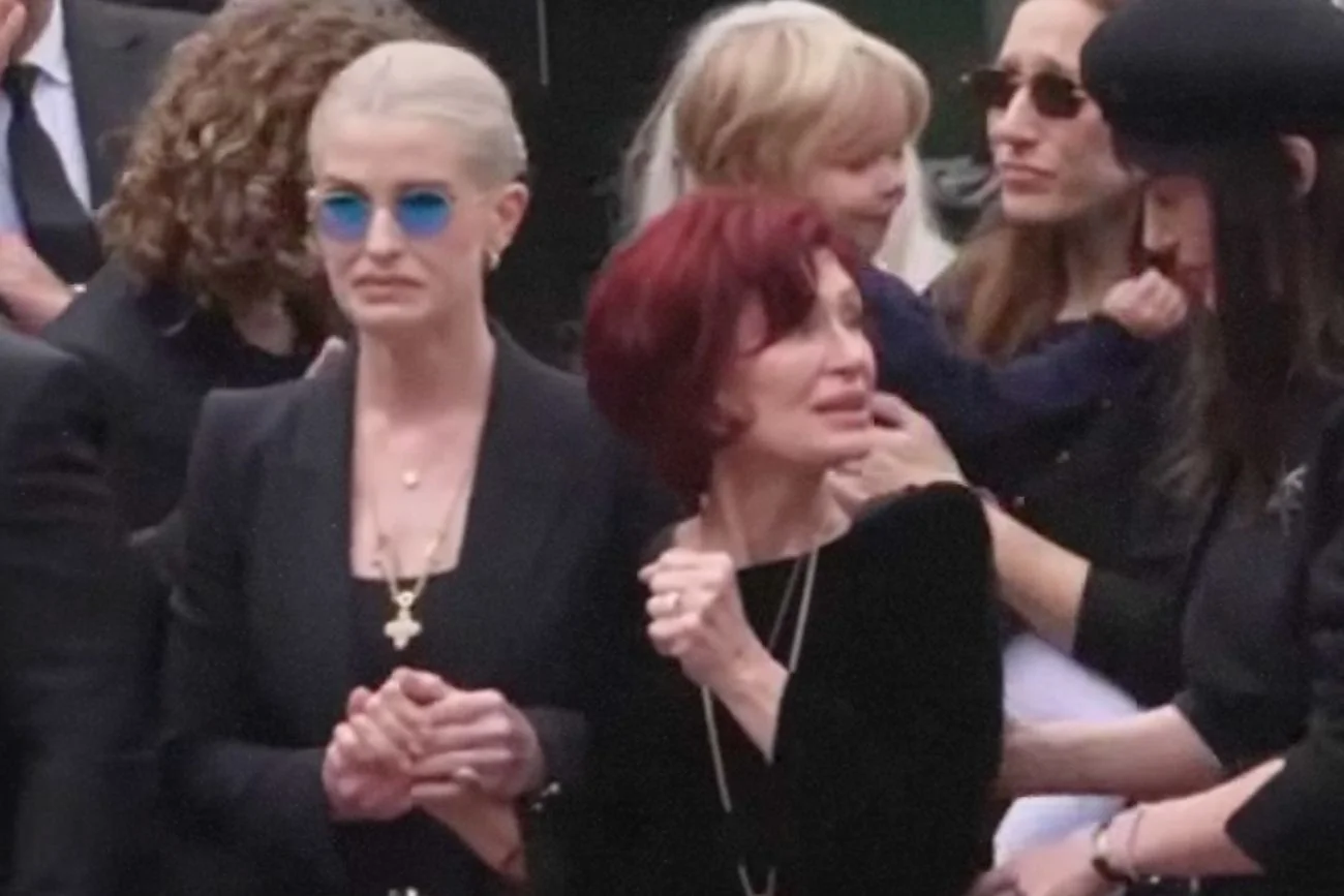 Sharon Osbourne na pogrzebie Ozzy'ego Osbourne'a