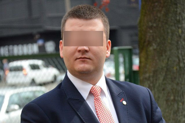 Bartłomiej M. został w poniedziałek rano zatrzymany przez CBA.